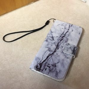 Marble iPhone Wallet Case
